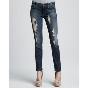 Textile by Elizabeth and James Debbie Distressed Skinny Jeans Size 26 NWT $264